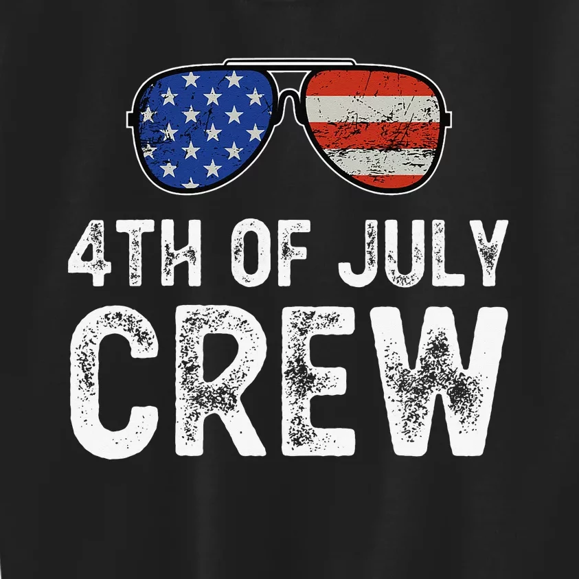 4th of July Crew Matching Family Outfits Kids Sweatshirt