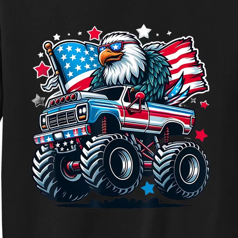 4th Of July American Flag Eagle Usa Sweatshirt