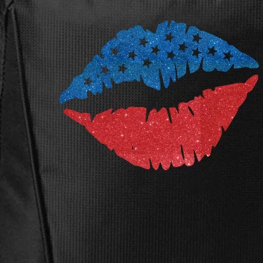 4th Of July Lips Holiday City Backpack