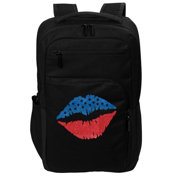 4th Of July Lips Holiday Impact Tech Backpack