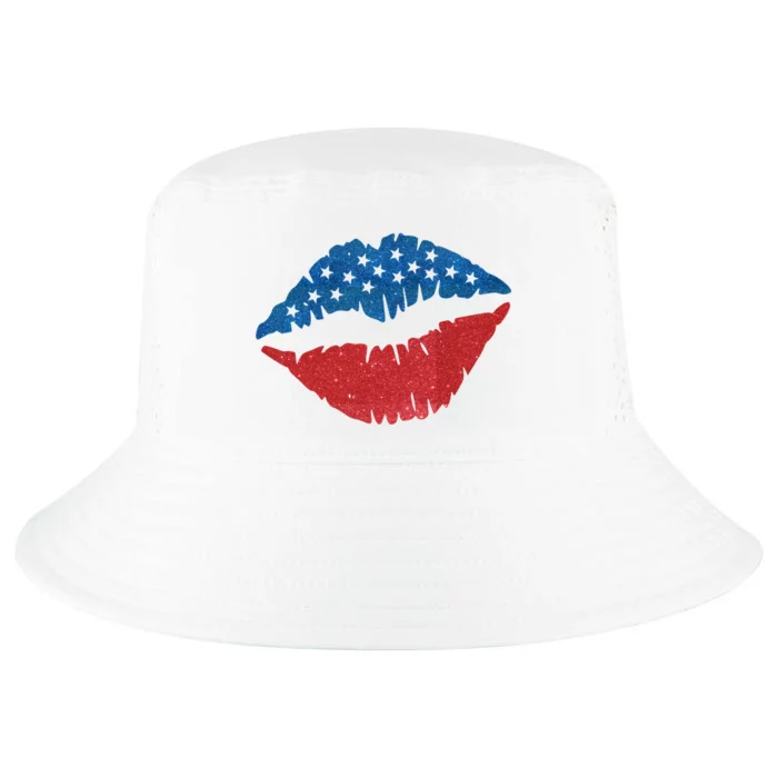 4th Of July Lips Holiday Cool Comfort Performance Bucket Hat