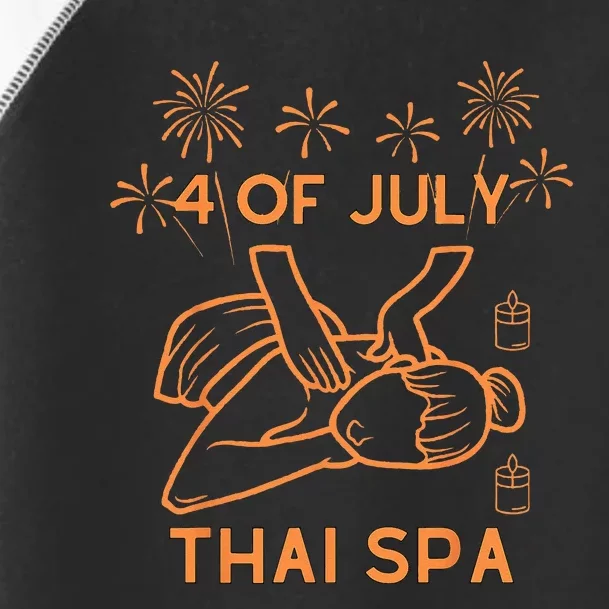 4 Of July Celebrate Thai Spa Toddler Fine Jersey T-Shirt