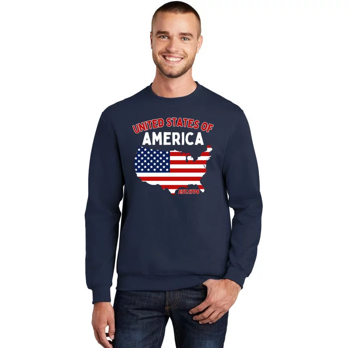 4th Of July United States Of America Est. 1776 Tall Sweatshirt