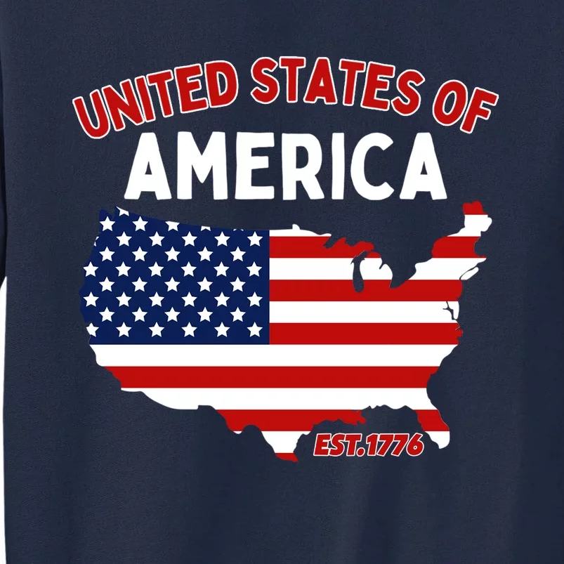 4th Of July United States Of America Est. 1776 Tall Sweatshirt