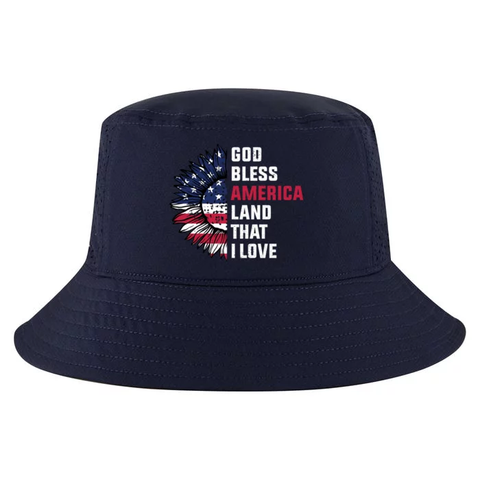 4th Of July God Bless America Land That I Love Usa Flag Gift Cool Comfort Performance Bucket Hat