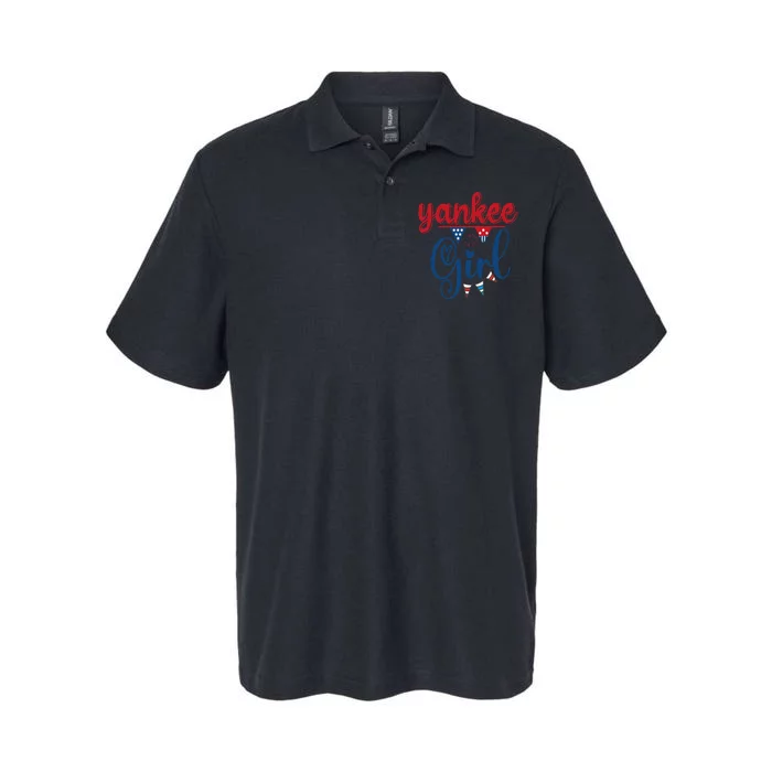 4th Of July Yankee American Flag Fourth Of July Softstyle Adult Sport Polo