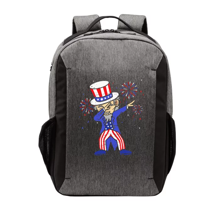 4th Of July For Funny Dabbing Uncle Sam Vector Backpack