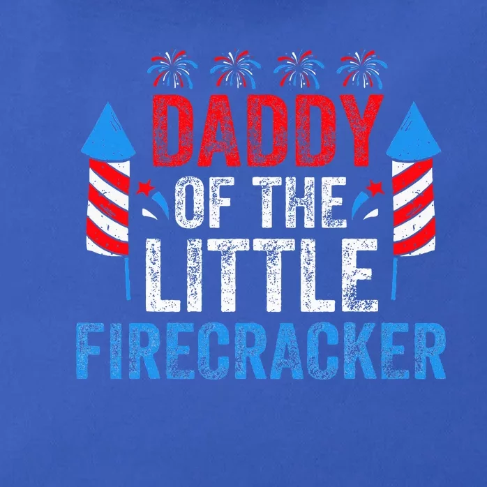 4th Of July Dad Daddy Of The Little Firecracker Zip Tote Bag