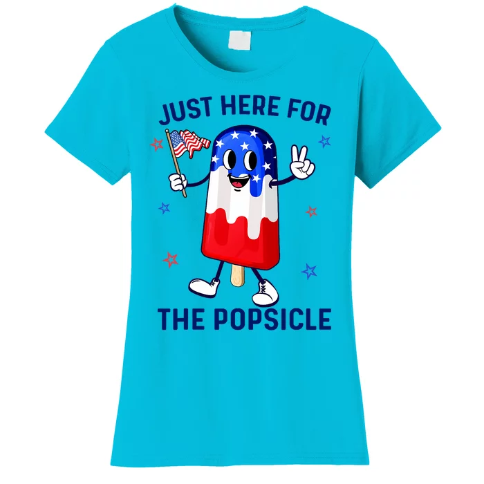 4th Of July Popsicle Usa American Flag Patriotic Women's T-Shirt