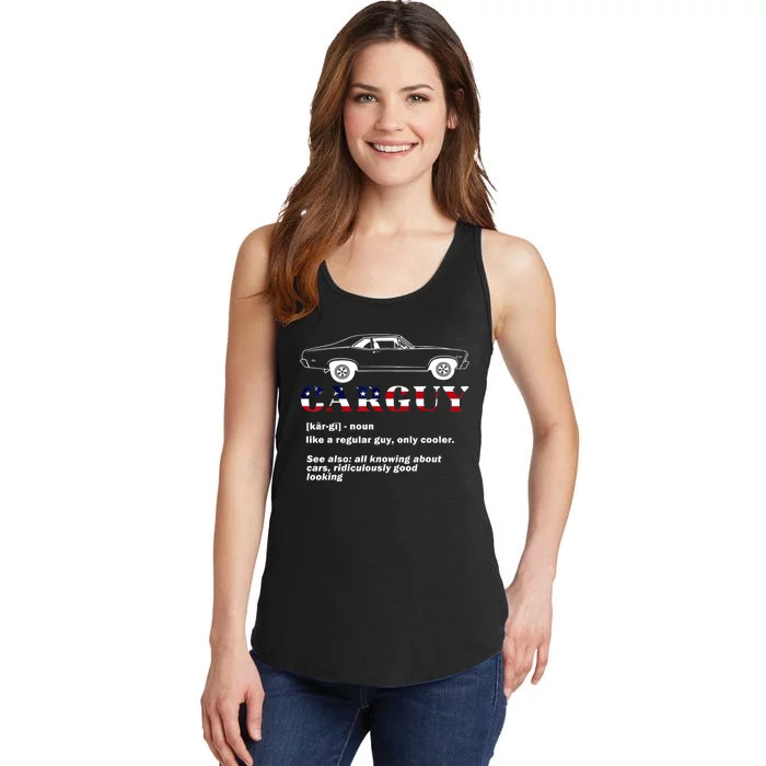 4th Of July Funny Car Guy Definition Gift Ladies Essential Tank