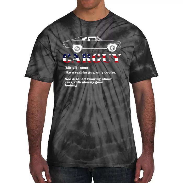 4th Of July Funny Car Guy Definition Gift Tie-Dye T-Shirt