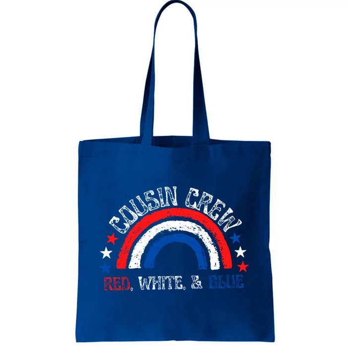 4th Of July Cousin Crew Red White And Blue Cousin Crew Gift Tote Bag