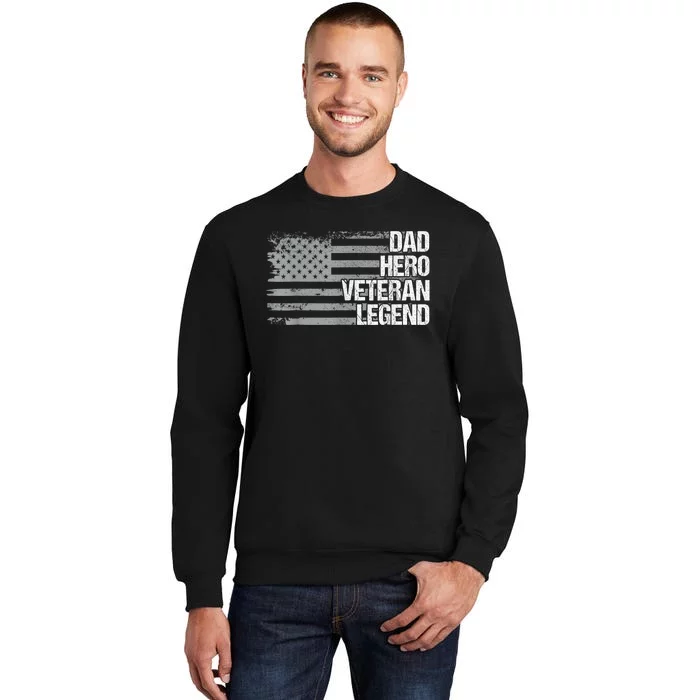 4th Of July For Men Women USA US Flag Dad Grandpa Veteran Sweatshirt