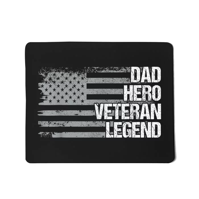 4th Of July For Men Women USA US Flag Dad Grandpa Veteran Mousepad