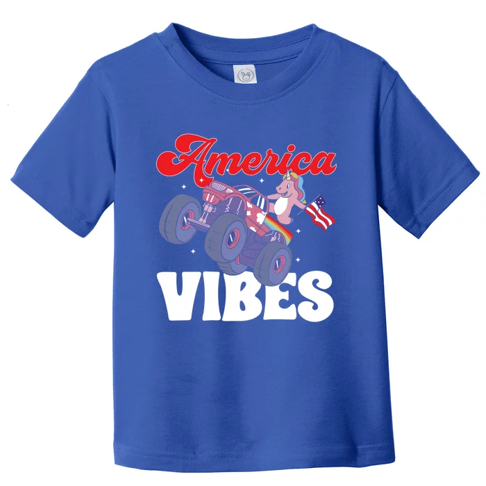 4th Of July America Vibes Gift Toddler T-Shirt