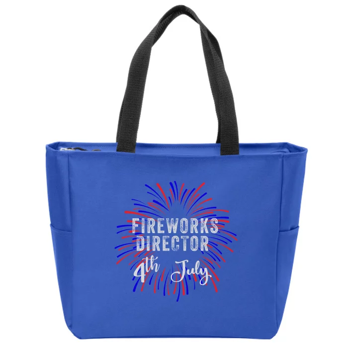 4th Of July Celebration Fireworks Director Gift Zip Tote Bag