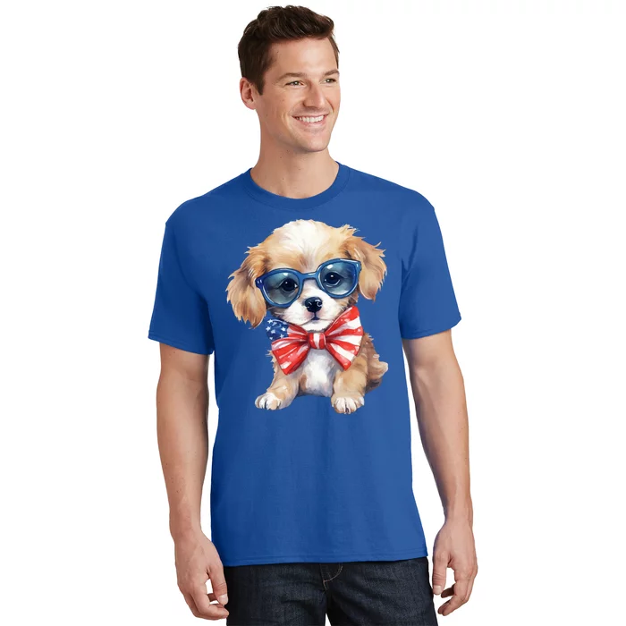 4th Of July Cute Dog Lover T-Shirt