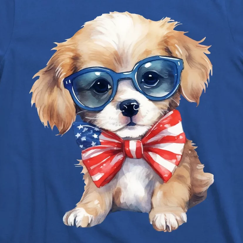 4th Of July Cute Dog Lover T-Shirt