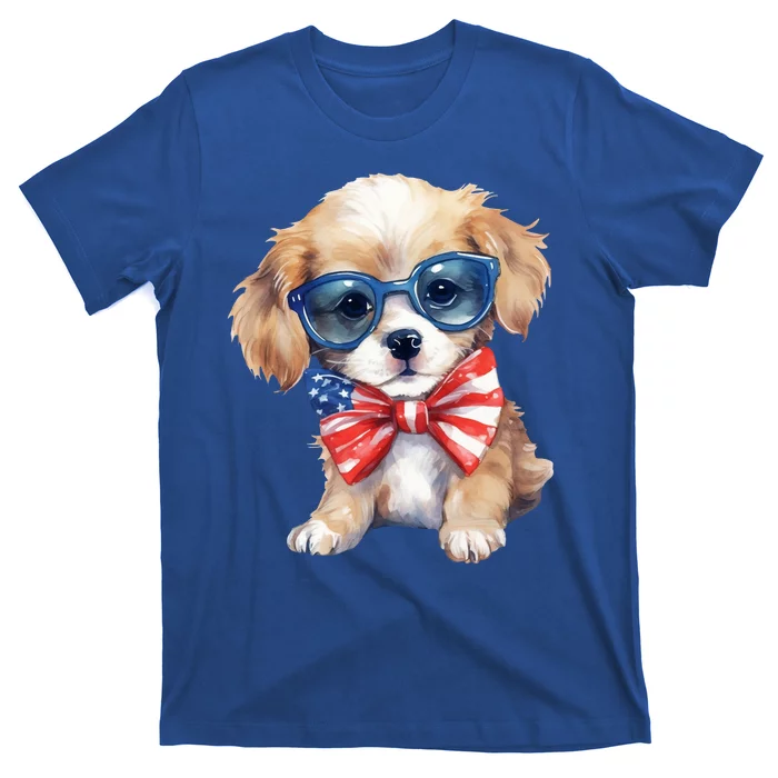 4th Of July Cute Dog Lover T-Shirt