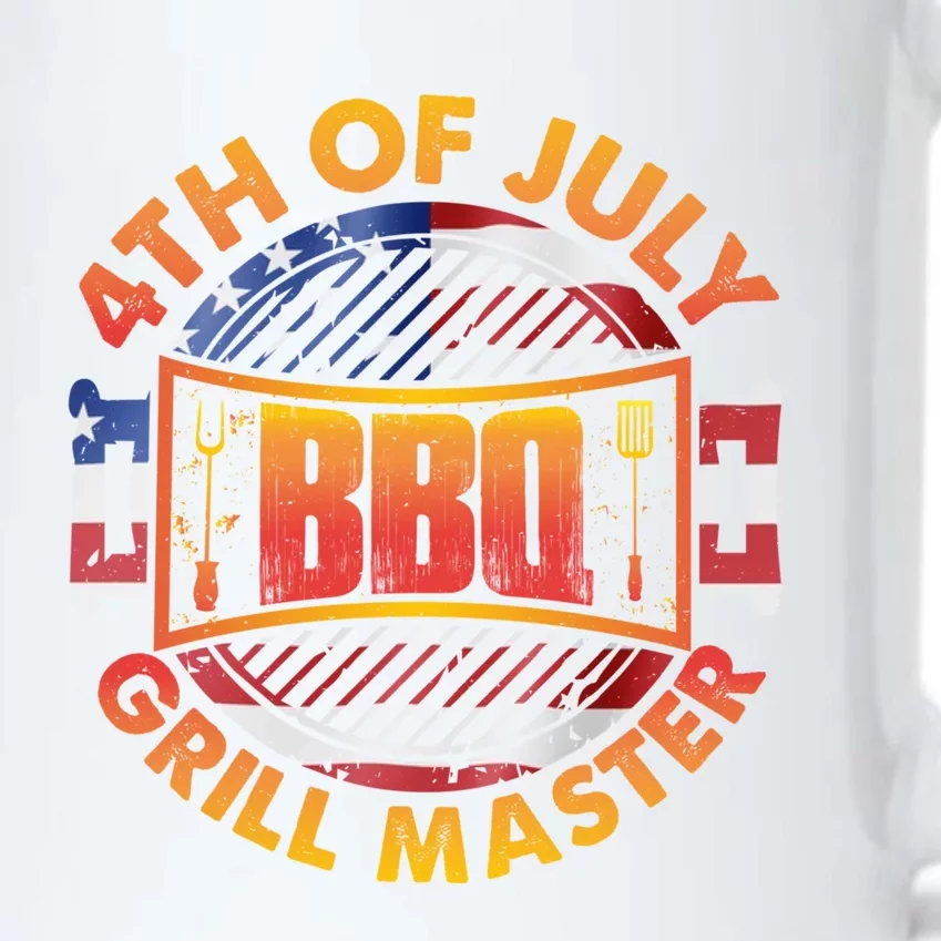 4th Of July Bbq Grill Master Gift Black Color Changing Mug