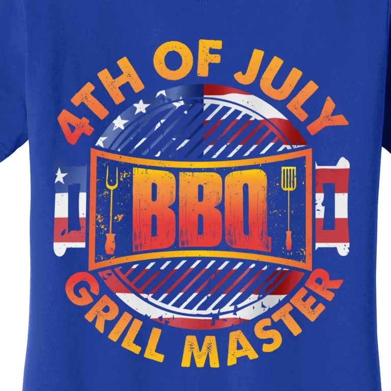 4th Of July Bbq Grill Master Gift Women's T-Shirt