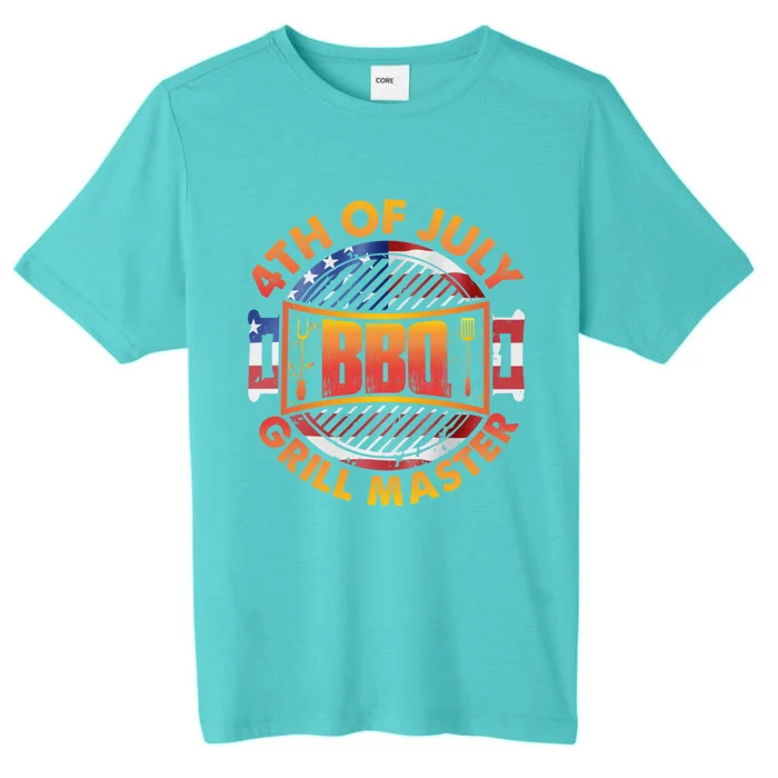 4th Of July Bbq Grill Master Gift ChromaSoft Performance T-Shirt