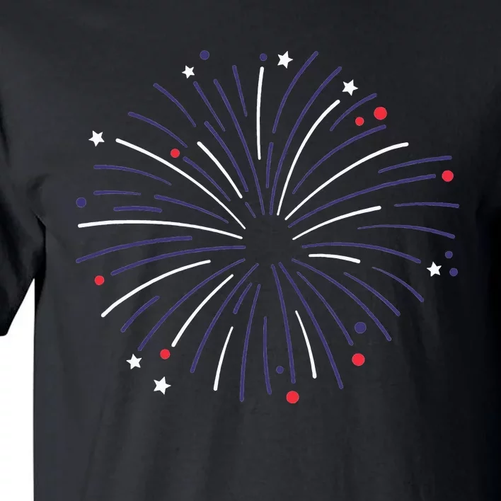 4th Of July Fireworks Memorial Day Tall T-Shirt