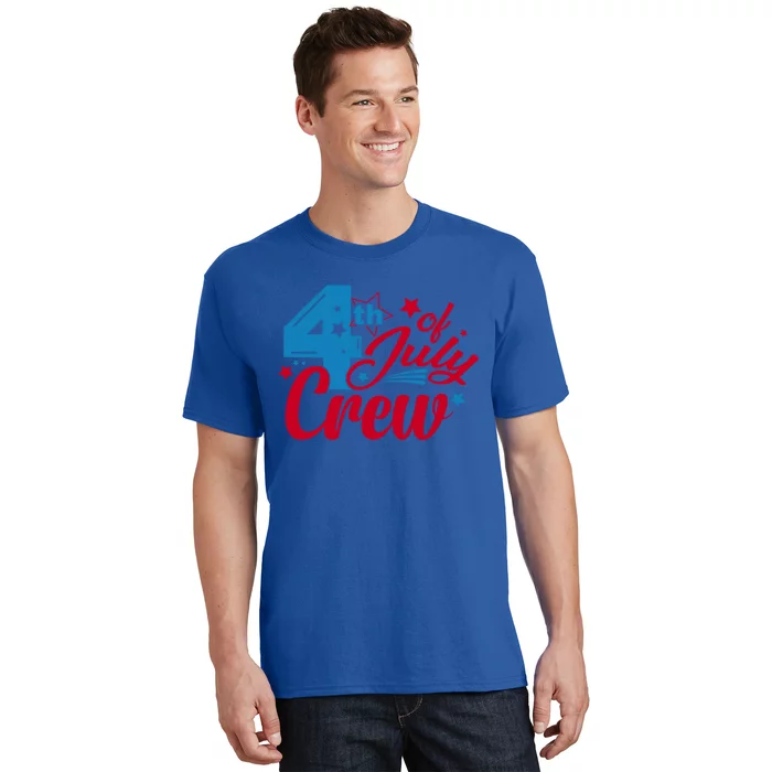 4th Of July Crew Family Matching Fourth Of July Crew Freedom Cute Gift T-Shirt