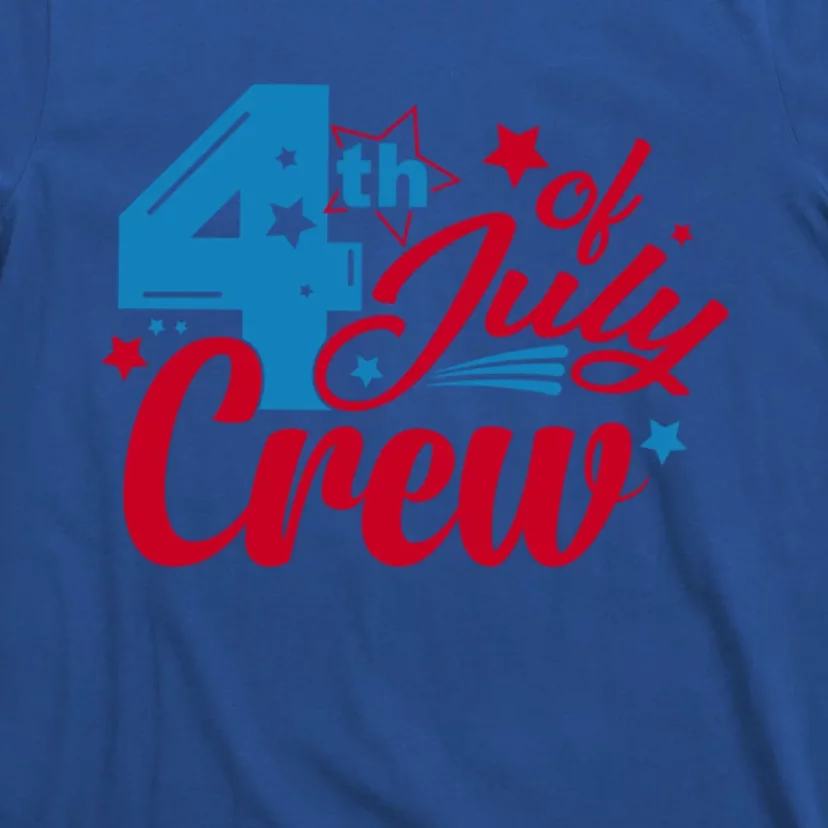 4th Of July Crew Family Matching Fourth Of July Crew Freedom Cute Gift T-Shirt