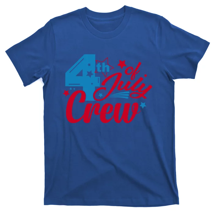 4th Of July Crew Family Matching Fourth Of July Crew Freedom Cute Gift T-Shirt