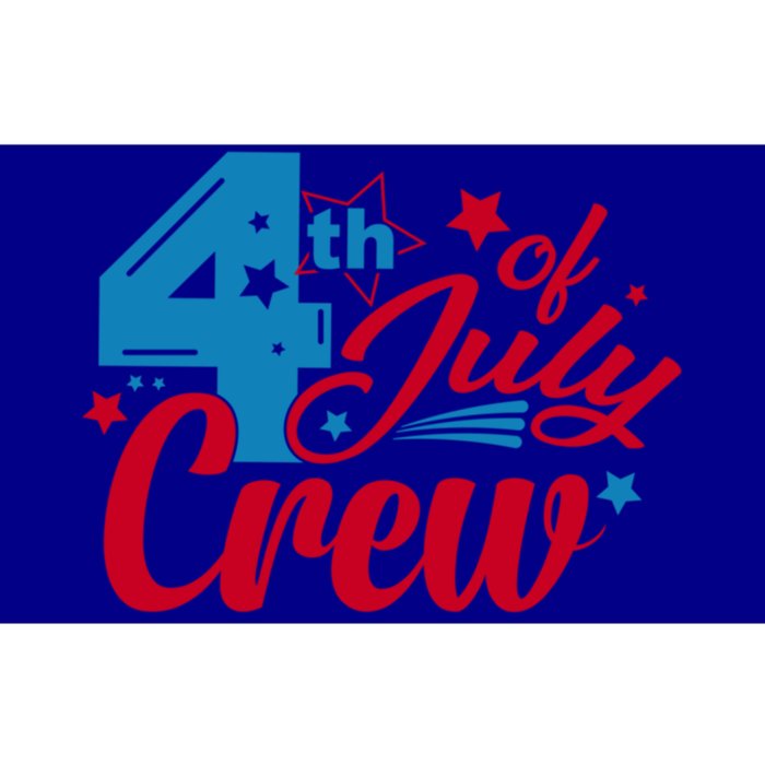 4th Of July Crew Family Matching Fourth Of July Crew Freedom Cute Gift Bumper Sticker