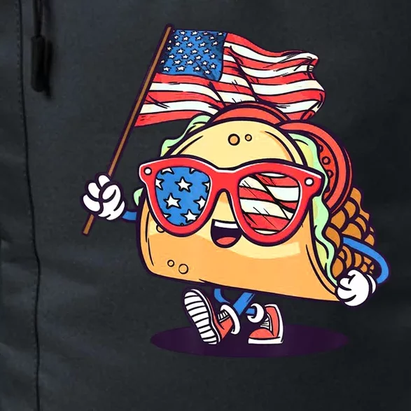 4th Of July Taco Patriotic Daily Commute Backpack