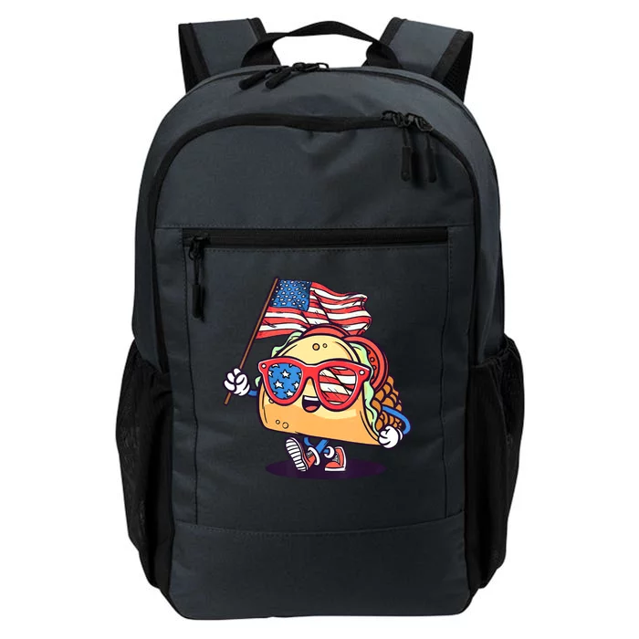 4th Of July Taco Patriotic Daily Commute Backpack