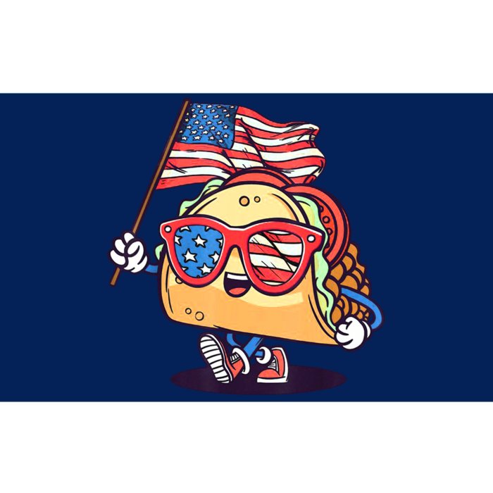 4th Of July Taco Patriotic Bumper Sticker