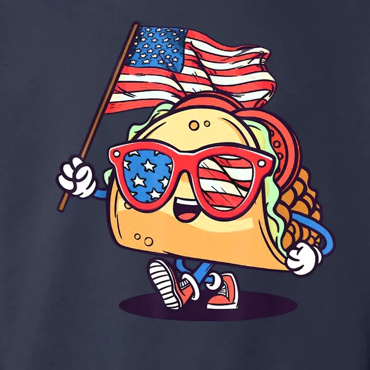 4th Of July Taco Patriotic Toddler Hoodie