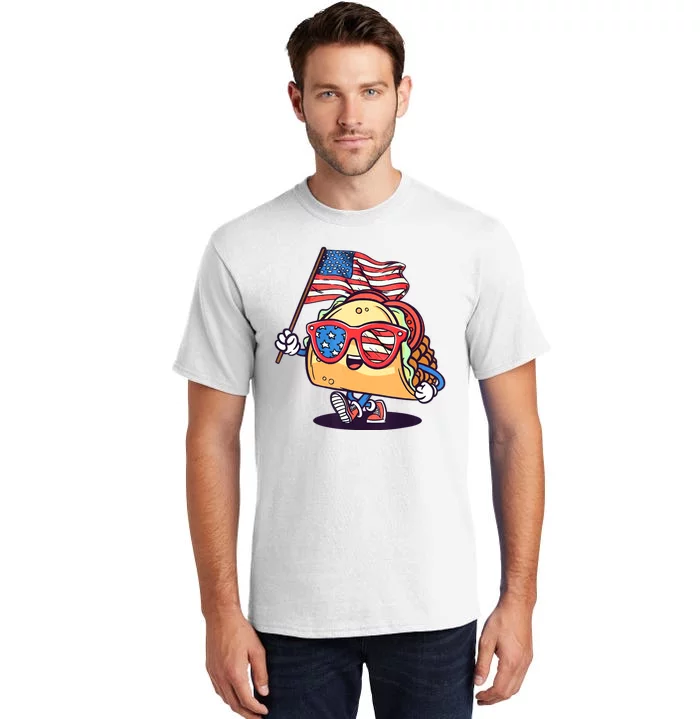 4th Of July Taco Patriotic Tall T-Shirt