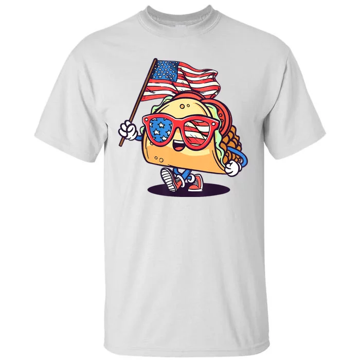 4th Of July Taco Patriotic Tall T-Shirt