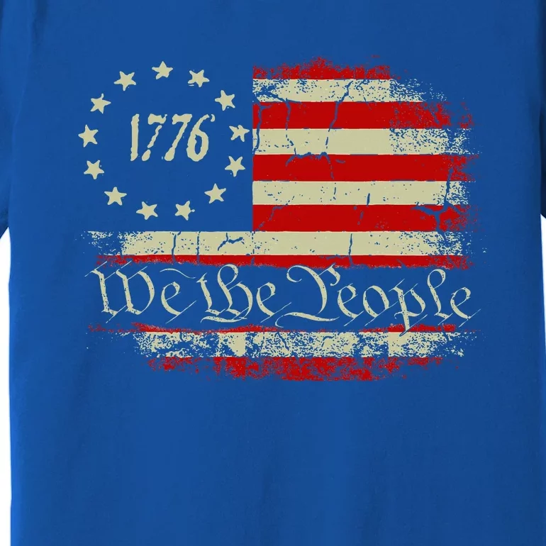 4th Of July Shirts We The People 1776 Usa Flag Premium T-Shirt