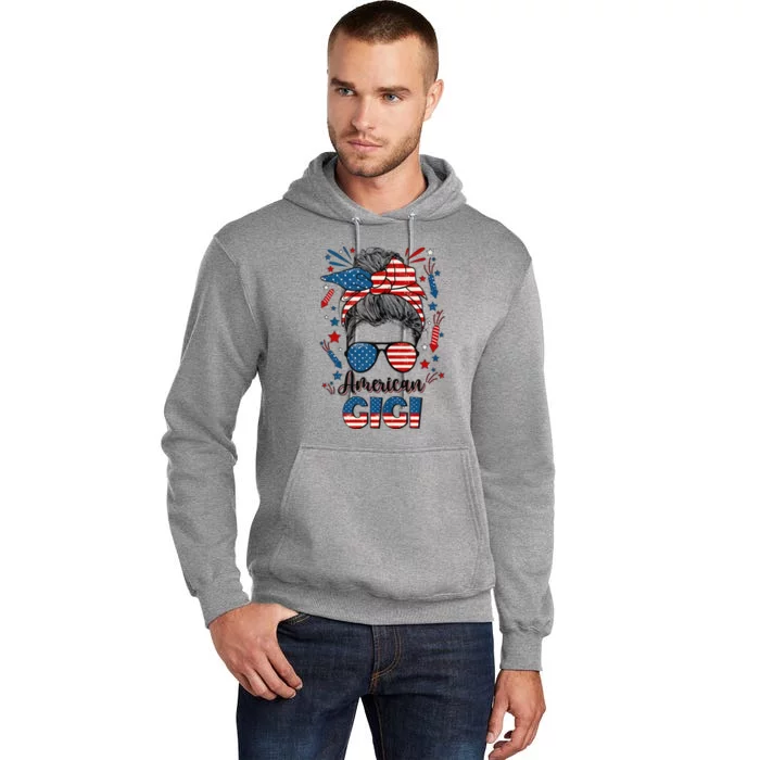 4th Of July Gigi Grandmother American Flag Gigi Grandma Tall Hoodie