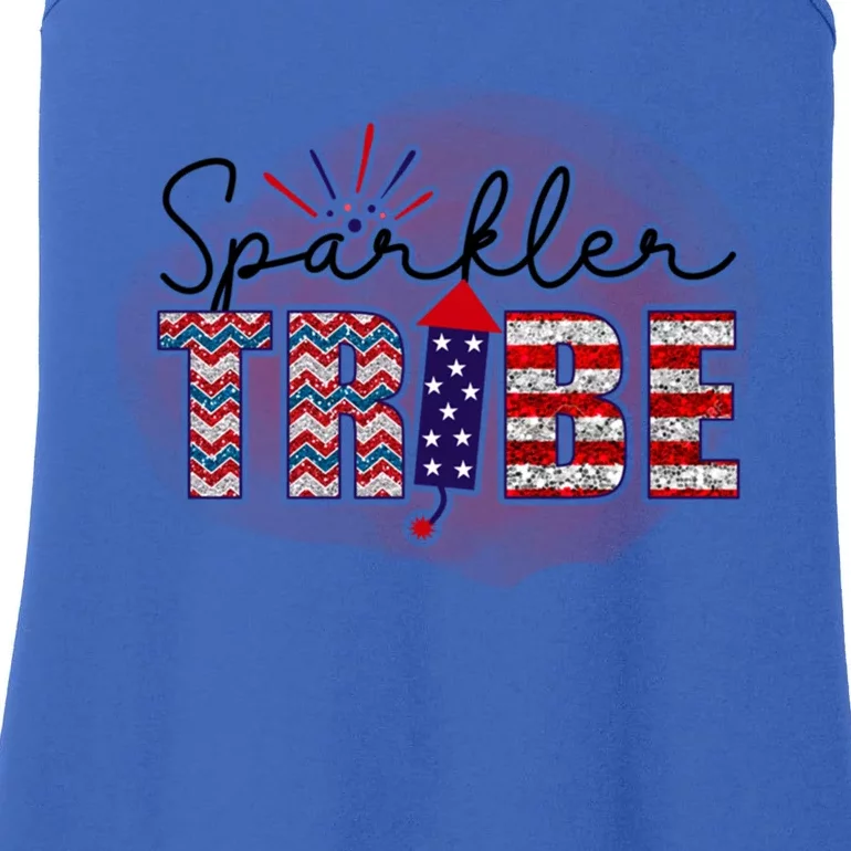 4th Of July Clothes And Accessories Sparkler Tribe Cool Gift Ladies Essential Tank