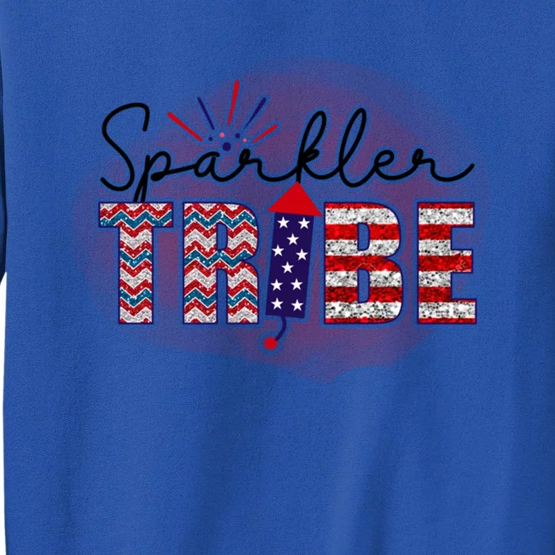 4th Of July Clothes And Accessories Sparkler Tribe Cool Gift Tall Sweatshirt