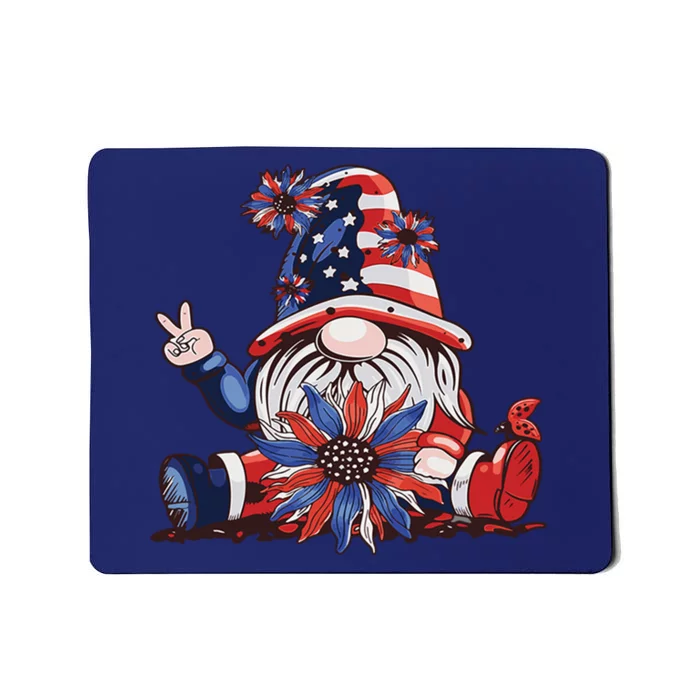 4th Of July Gnome Festive Holiday Mousepad