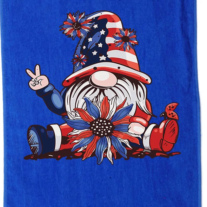 4th Of July Gnome Festive Holiday Platinum Collection Golf Towel