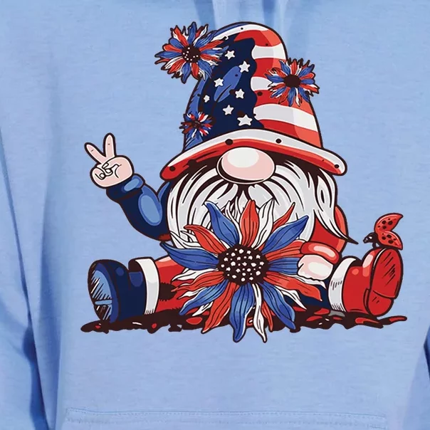 4th Of July Gnome Festive Holiday Unisex Surf Hoodie