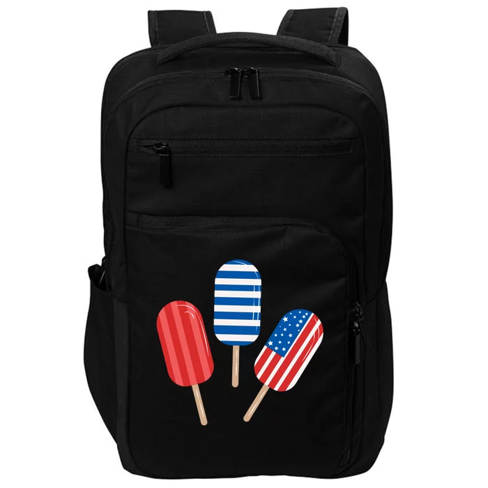 4th Of July Popsicle Usa Impact Tech Backpack