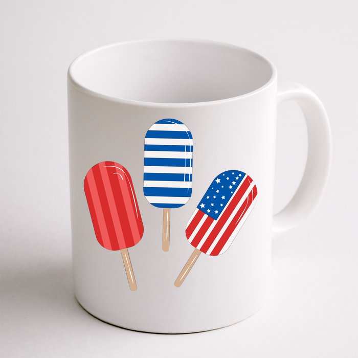 4th Of July Popsicle Usa Front & Back Coffee Mug