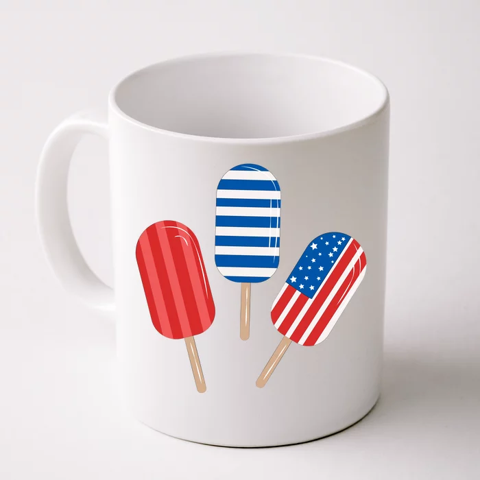 4th Of July Popsicle Usa Front & Back Coffee Mug