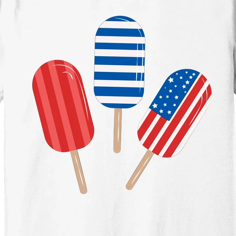 4th Of July Popsicle Usa Premium T-Shirt