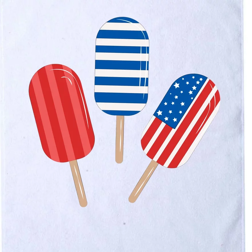 4th Of July Popsicle Usa Platinum Collection Golf Towel