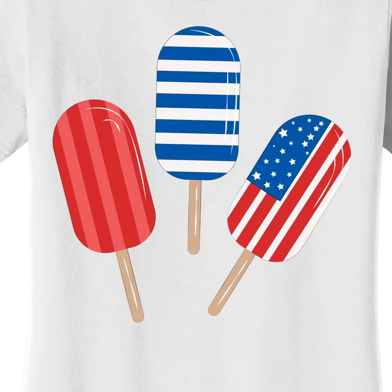 4th Of July Popsicle Usa Women's T-Shirt